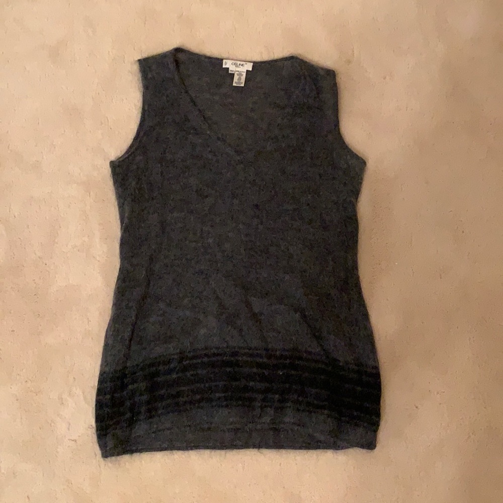 Celine Paris Fine wool sweater vest